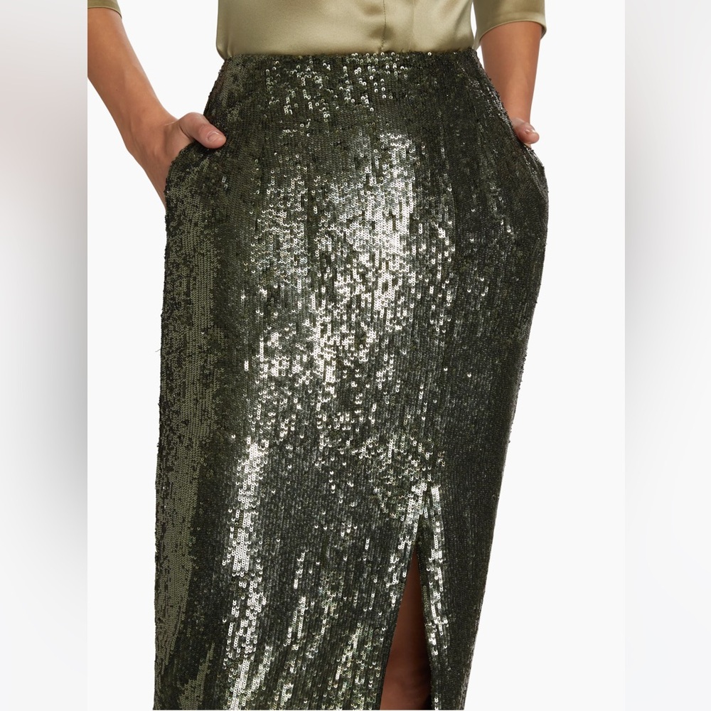 TWP Fishscale Ladylike Sequined Midi-Skirt NWT - Picture 6 of 10